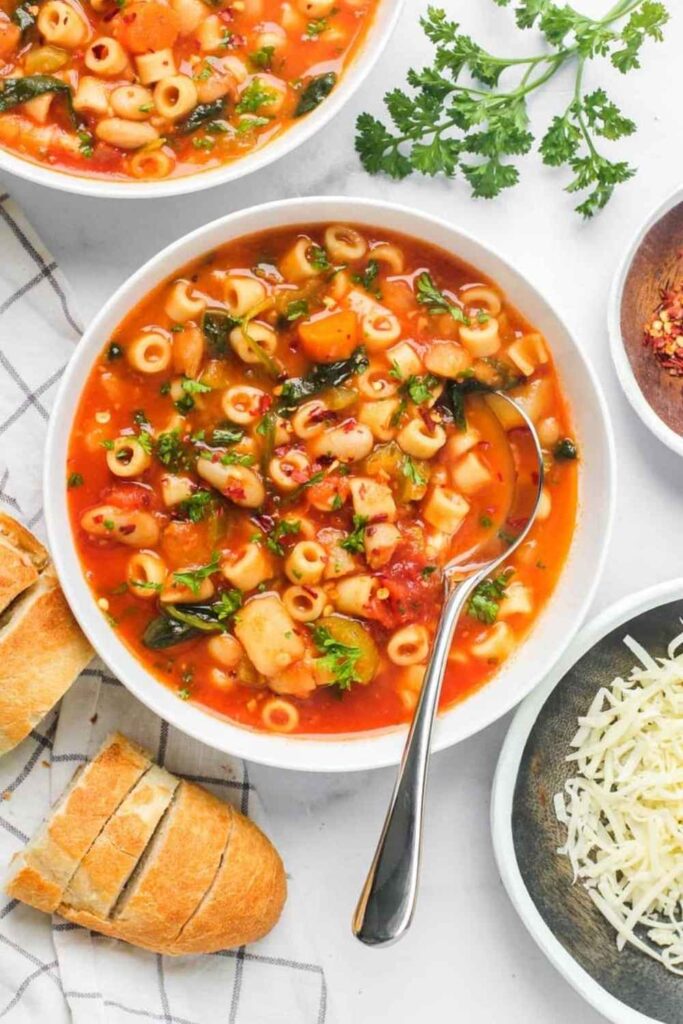 One Pot Pasta e Fagioli Pasta and Beans