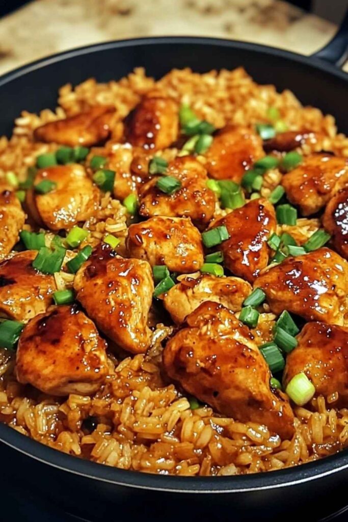 One-Pot Teriyaki Chicken and Rice
