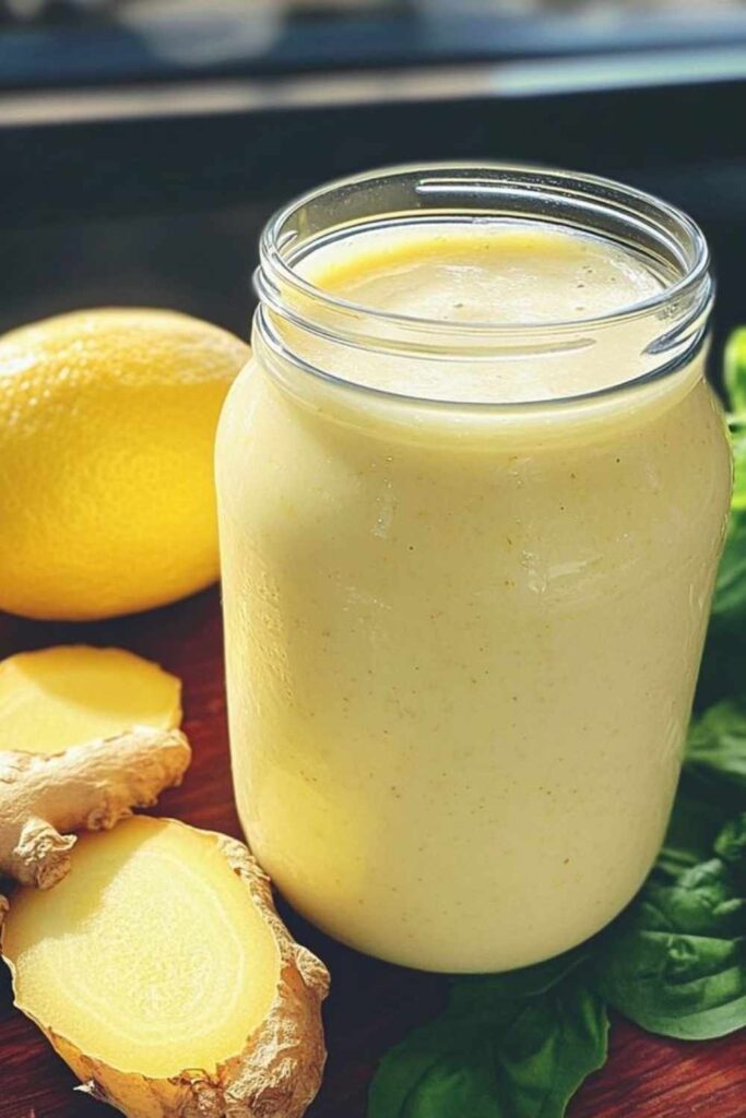 Peach Ginger Kefir Smoothie