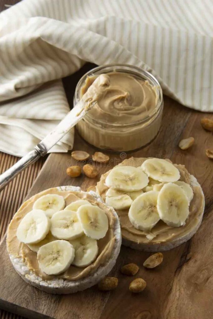 Peanut Butter Banana Rice Cakes