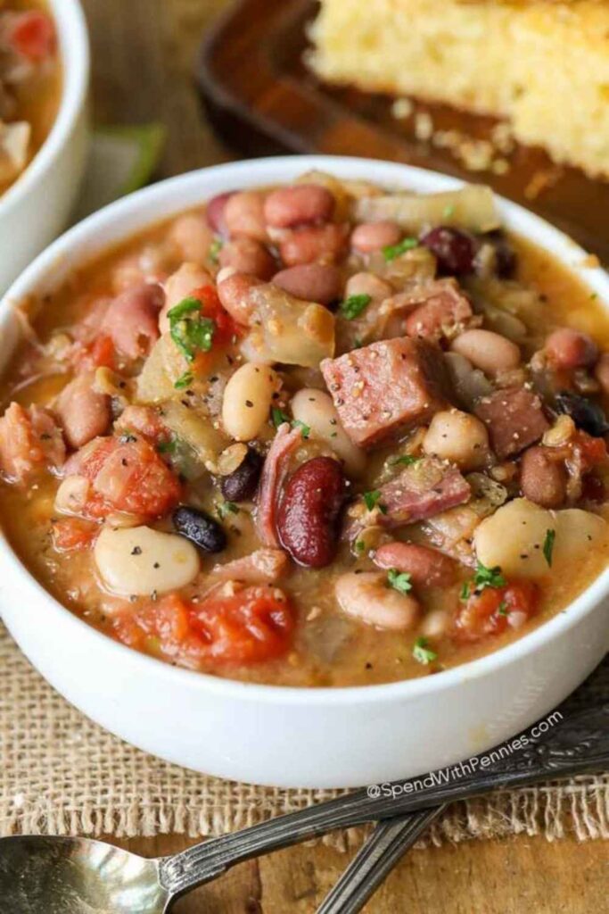Pinto Bean and Ham Slow Cooker Soup