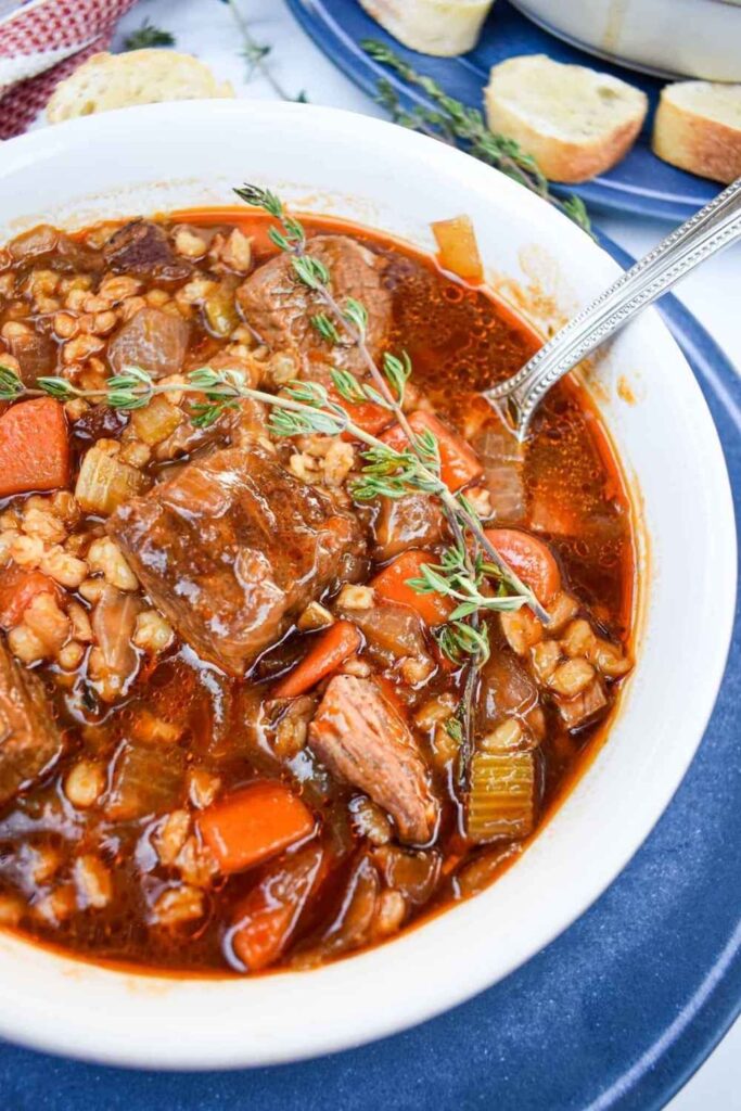 Slow-Braised Beef and Barley Stew  The Pot That Rewards Patience