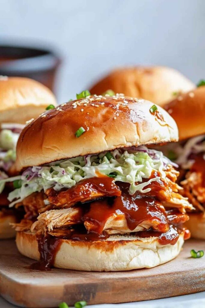 Slow Cooker BBQ Pulled Chicken