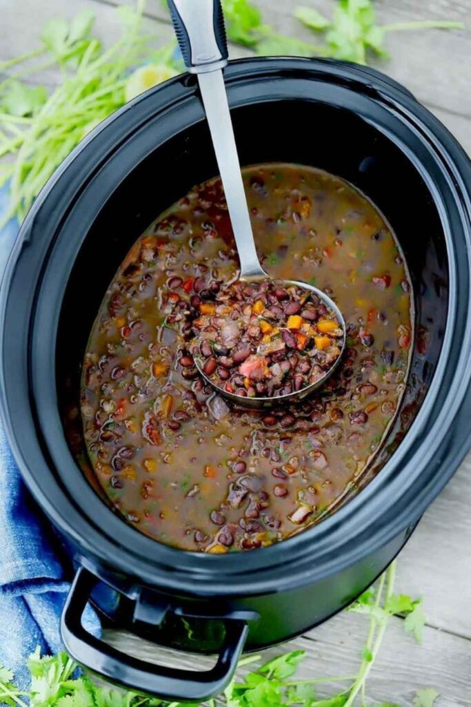 Slow Cooker Black Bean Soup