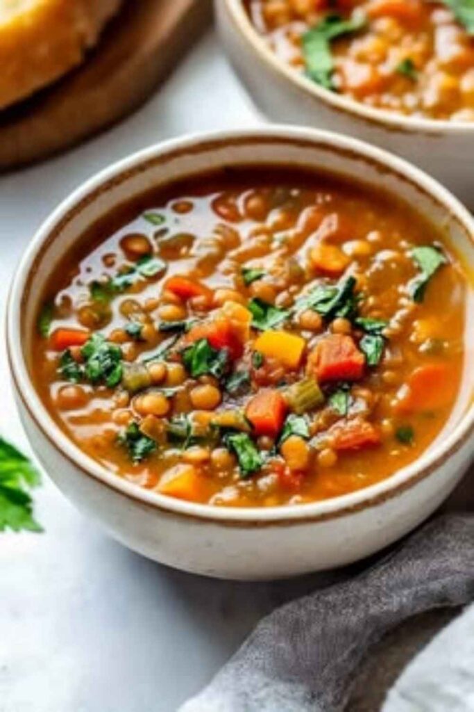 Slow Cooker Lentil Soup