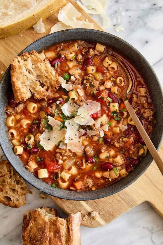 Slow Cooker Pasta e Fagioli