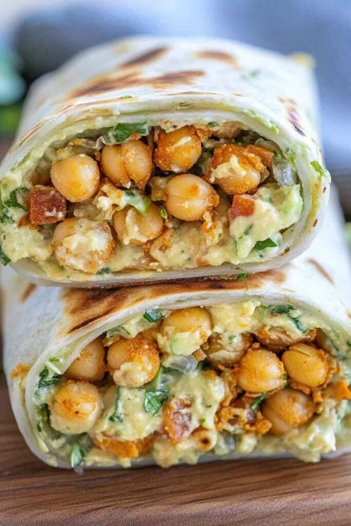 Smashed Chickpea & Avocado Wrap