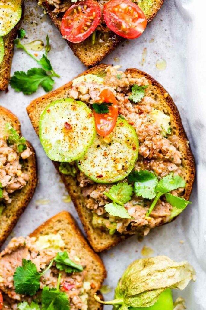 Smashed White Bean & Avocado Toast Elevated, Not Basic