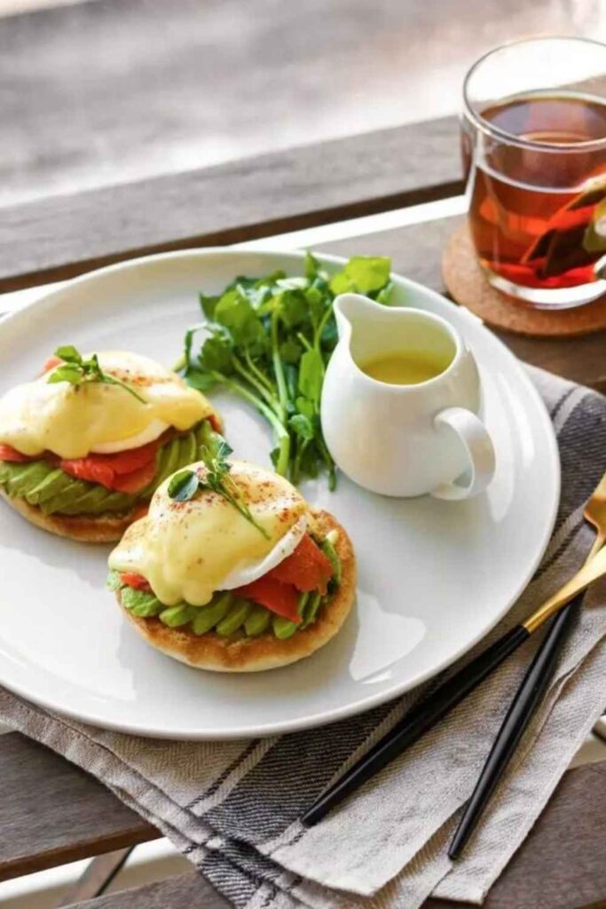 Smoked Salmon and Avocado Egg Cups