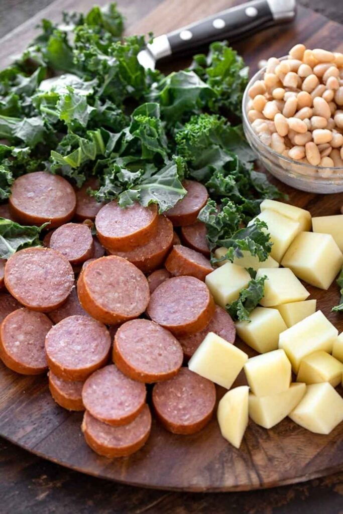 Smoky Sausage and Kale Soup