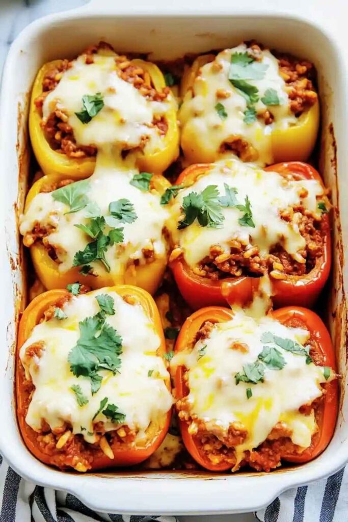 Stuffed Bell Peppers Batch-Friendly and Freezer-Proof