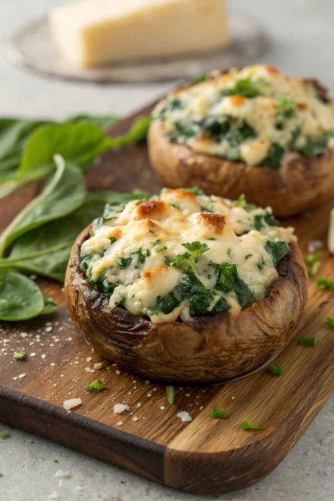 Stuffed Mushroom Caps