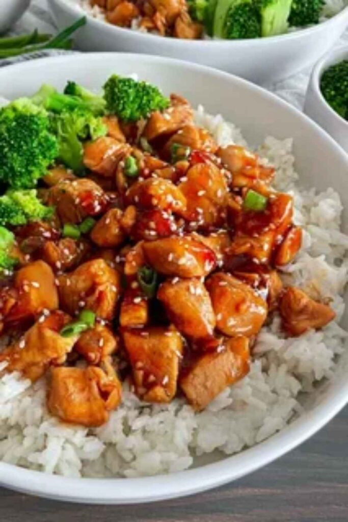 Teriyaki Chicken with White Rice