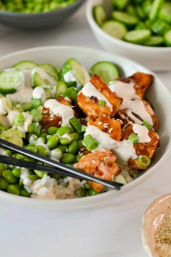 Teriyaki Salmon Rice Bowl The One You'll Make Every Single Week