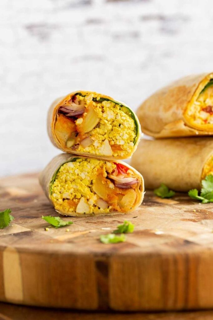 Tofu Scramble Burrito