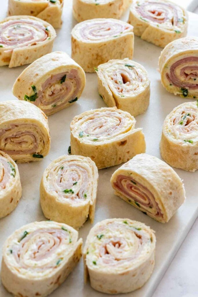 Turkey and Cream Cheese Pinwheels