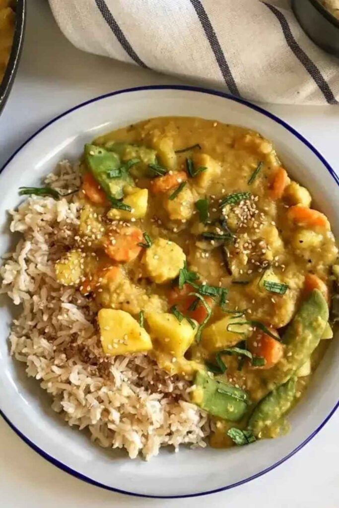 Vegetable Curry with Coconut Milk