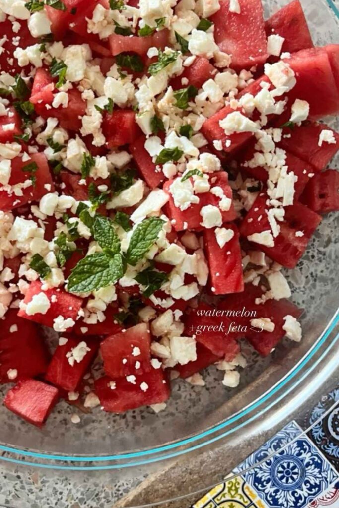 Watermelon Feta Arugula Salad Counterintuitive Summer Star