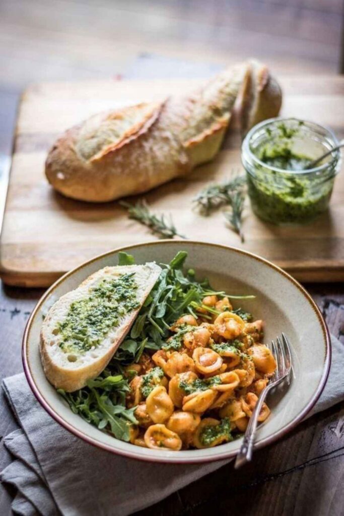 White Bean and Rosemary Pasta