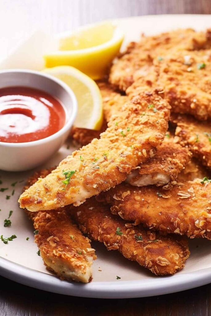 Almond-Crusted Chicken Strips