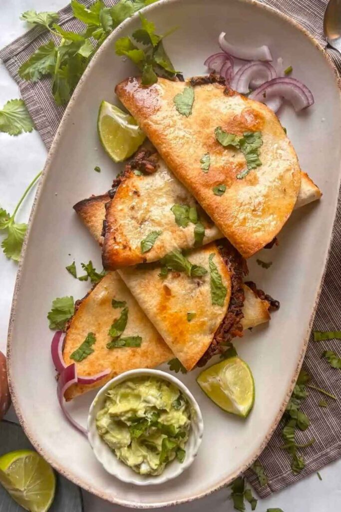 Black Bean Tacos with Quick Pickled Onion
