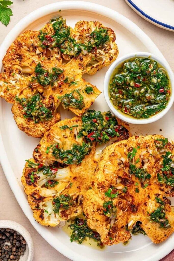 Cauliflower Steak with Chimichurri
