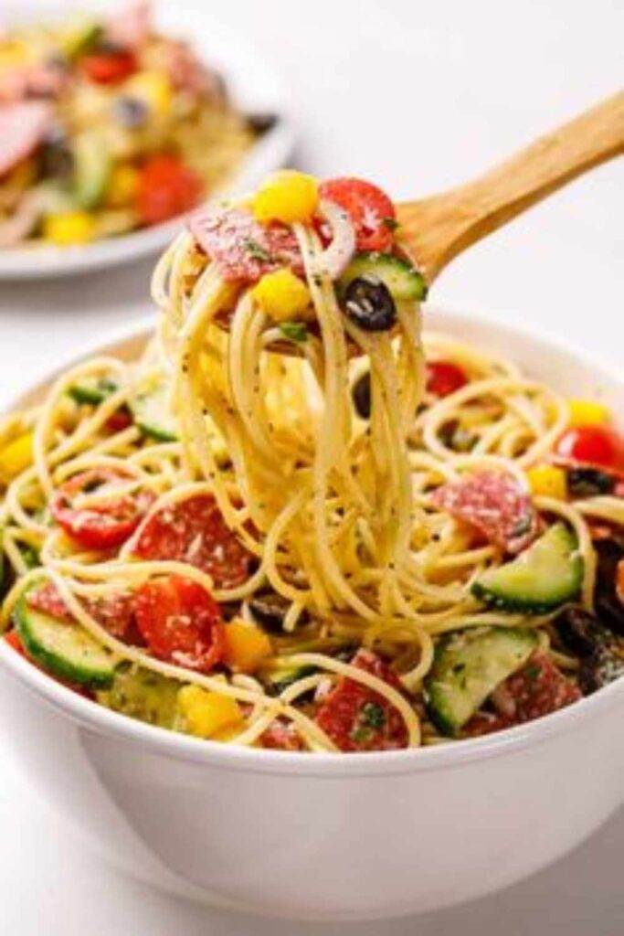Cold Pasta Salad With a Sauce That Actually Holds Up