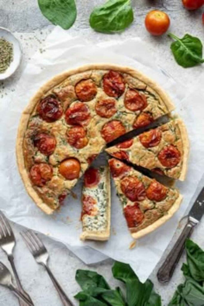 Dairy-Free Quiche with Silken Tofu Custard