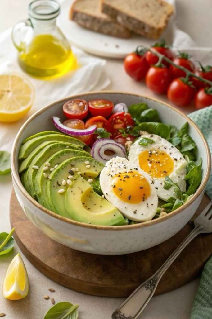 Egg and Avocado Breakfast Bowl