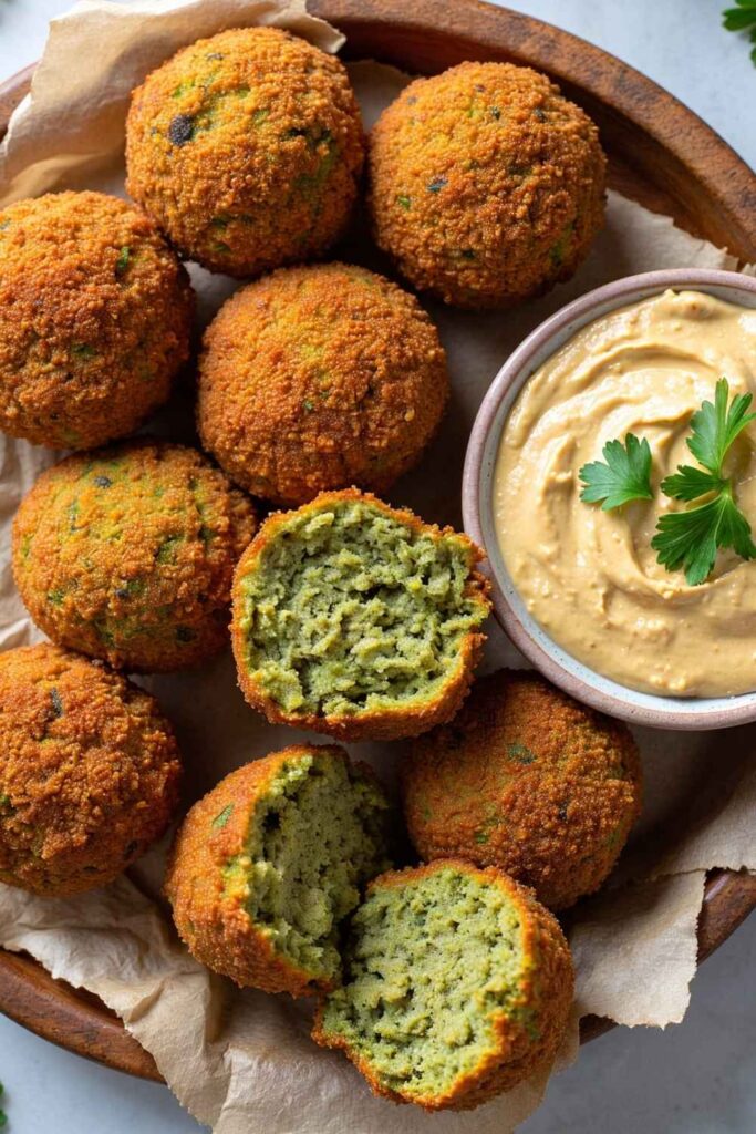 30 Easy Mediterranean Diet Recipes That Are Actually Worth Making in 2026 14 Falafel Oven-Baked Without Sacrificing Texture