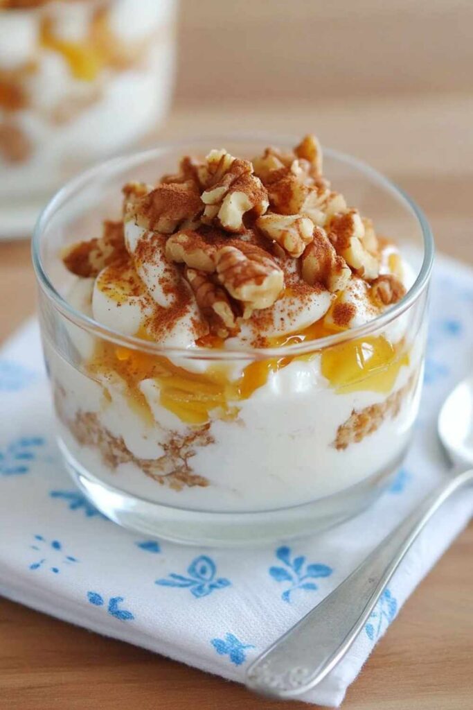 Greek Yogurt with Honey and Walnuts