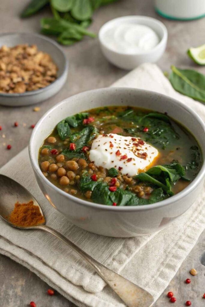 Lentil and Spinach Soup