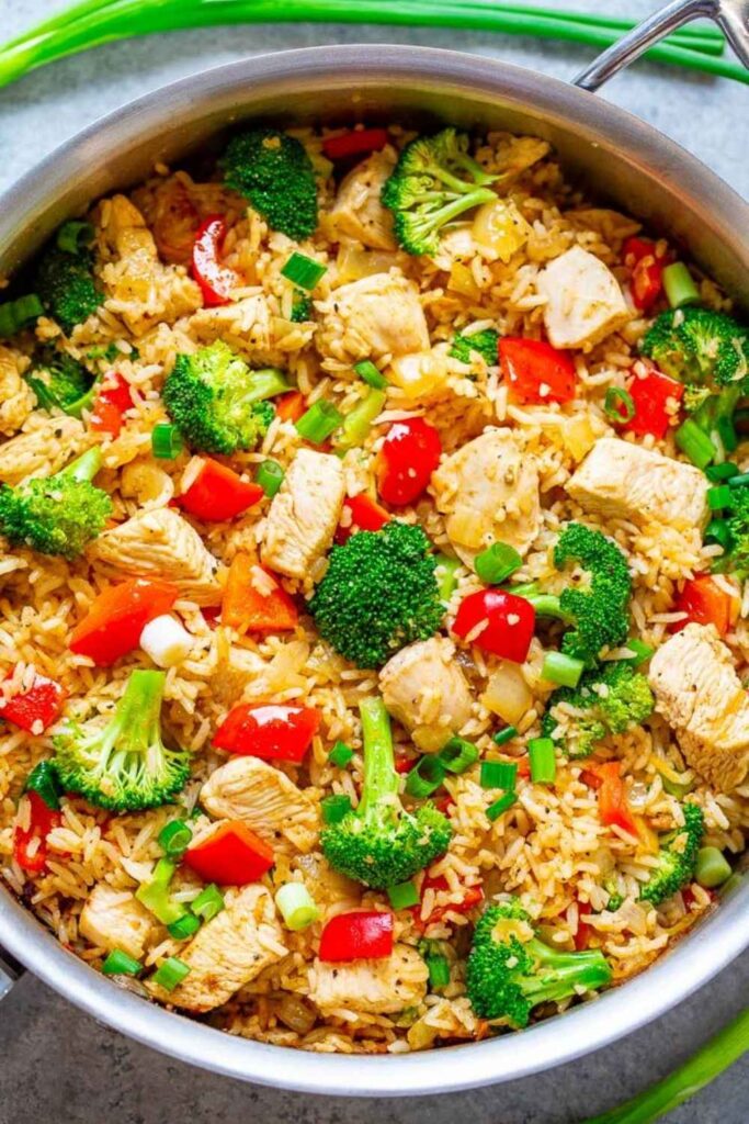 16 Family Meals on a Budget That Actually Taste Like You Tried 2 One-Pot Chicken and Rice With Whatever Vegetables You Have