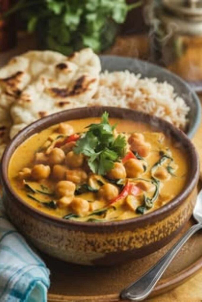 25 Easy Vegan Recipes That Actually Satisfy No Sad Salads Here 6 One-Pot Coconut Chickpea Curry