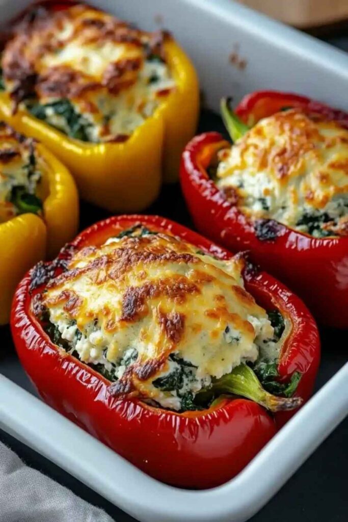 Ricotta and Spinach Stuffed Peppers The Vegetarian Option That Doesn't Apologize