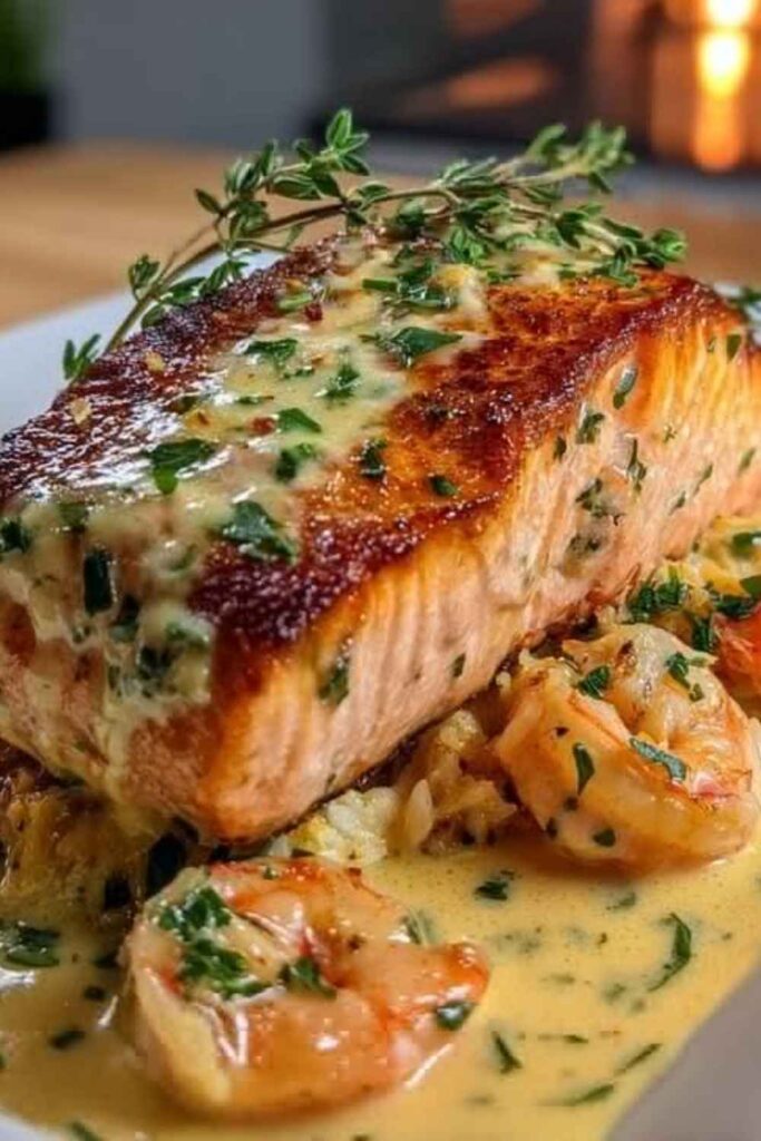 Salmon with Miso Butter and Asparagus