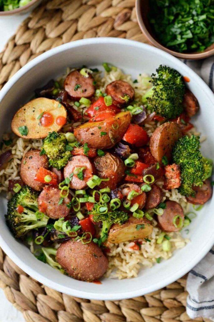 15 Easy 30-Minute Meals That Actually Taste Like You Tried 3 Sheet Pan Sausage and Vegetables