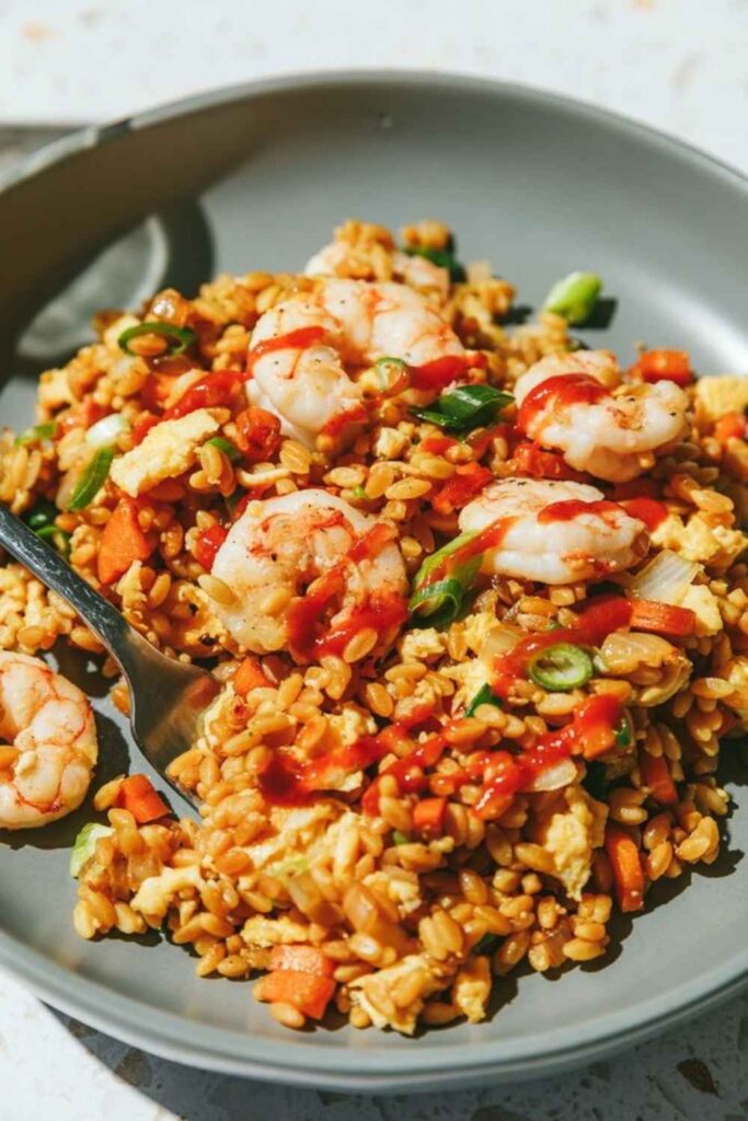 Shrimp and Cauliflower Fried Rice