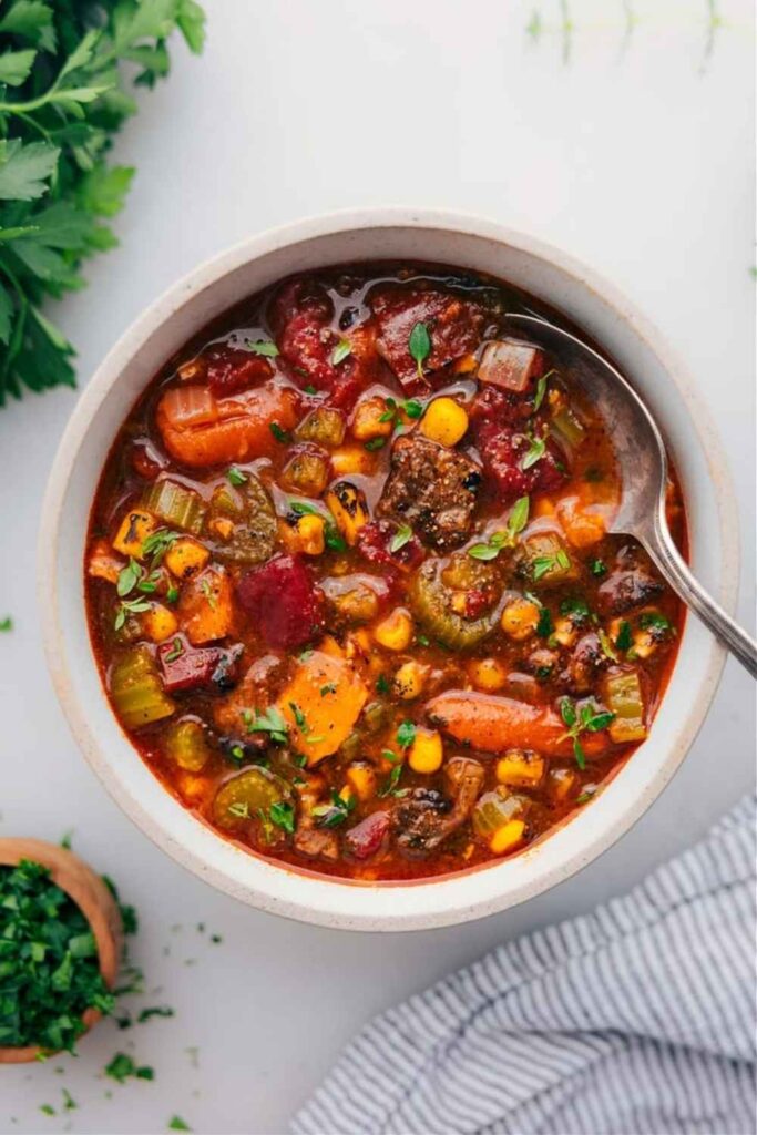 Slow Cooker Beef and Sweet Potato Stew