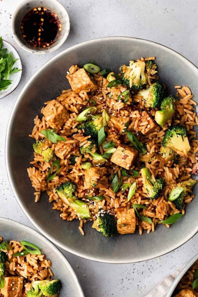 25 Easy Vegan Recipes That Actually Satisfy No Sad Salads Here 10 Smoky Tempeh Stir-Fry With Broccolini