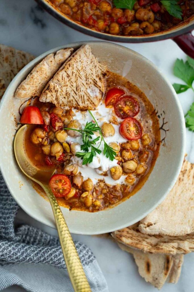 Spiced Chickpea and Tomato Stew