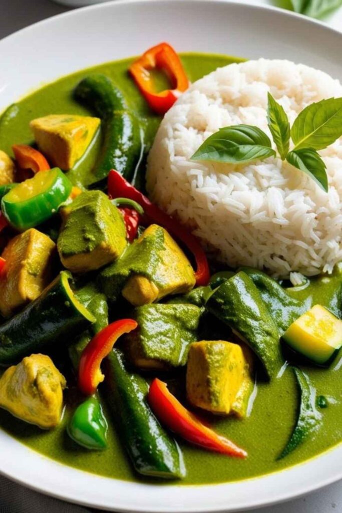 Thai Green Curry with Jasmine Rice