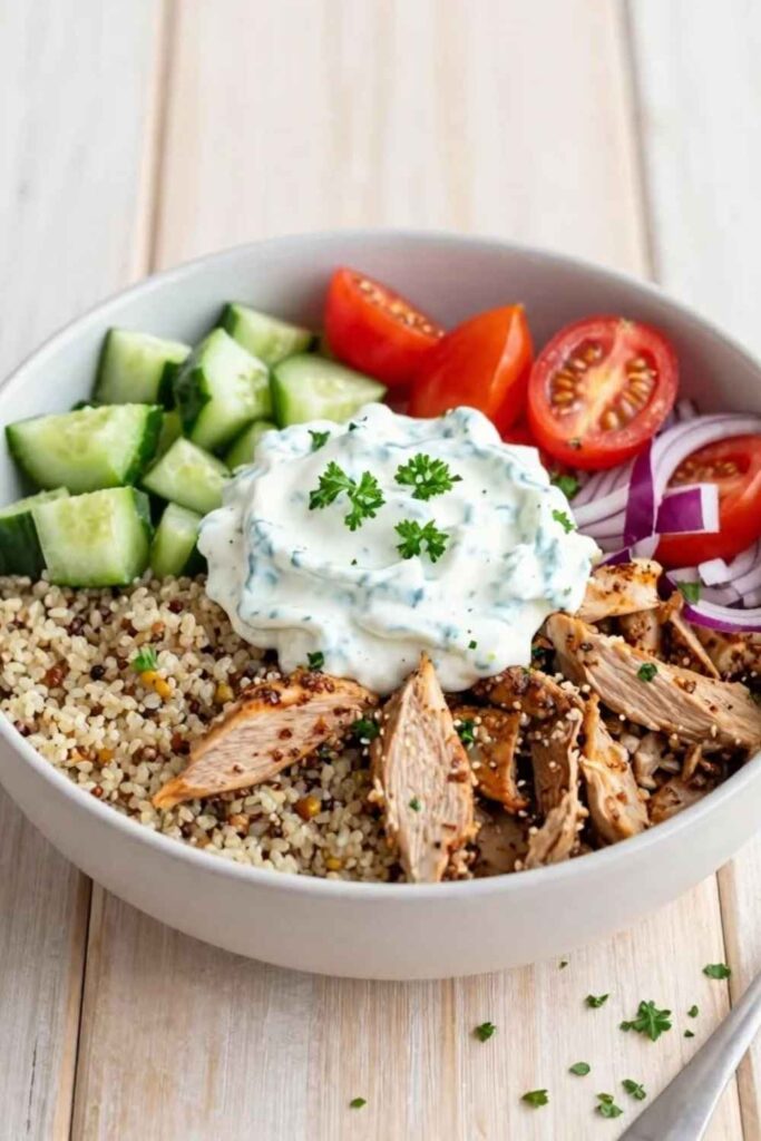 Tuna and Chickpea Power Bowl Zero Cooking Required