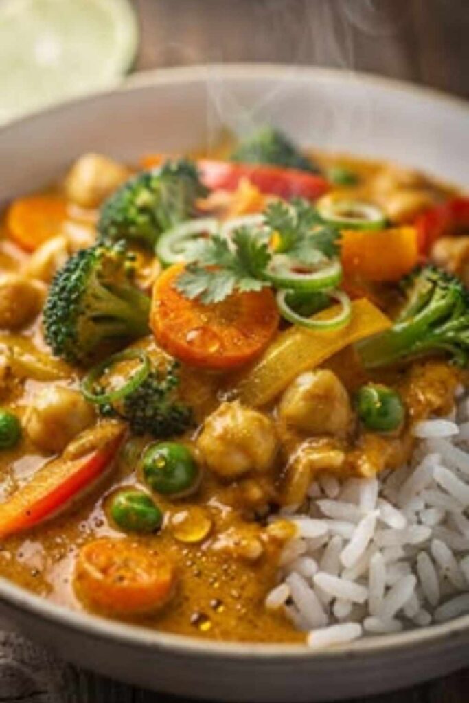 26 easy Vegetarian Meals That Are Actually Filling (No Sad Salads Required) 15 Vegetable Curry With Coconut Milk