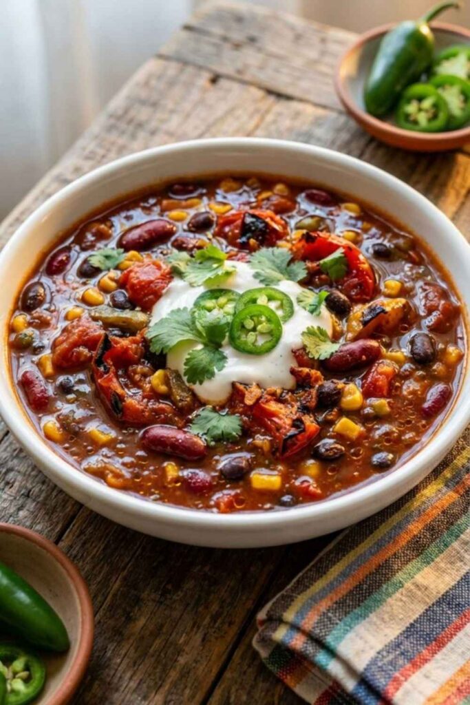 26 easy Vegetarian Meals That Are Actually Filling (No Sad Salads Required) 11 Vegetarian Chili With Three Beans