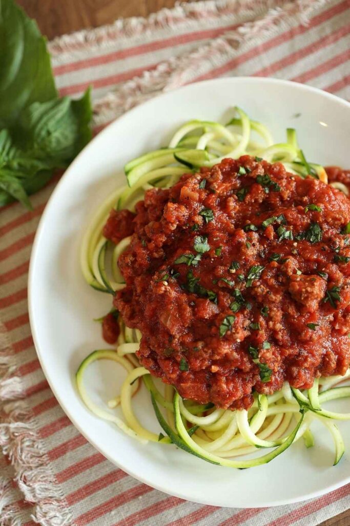 Zucchini Noodle Bolognese The Real Way to Do It