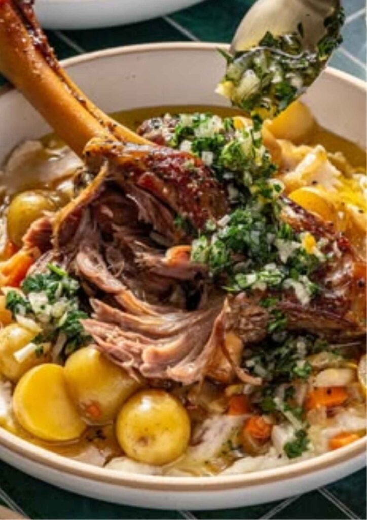 Lemon Herb Lamb Shanks