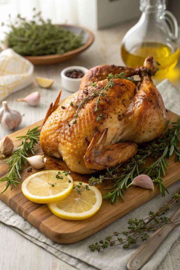 19 Easy Slow Cooker Chicken Recipes That Actually Taste Like You Tried 9 Lemon Herb Whole Chicken