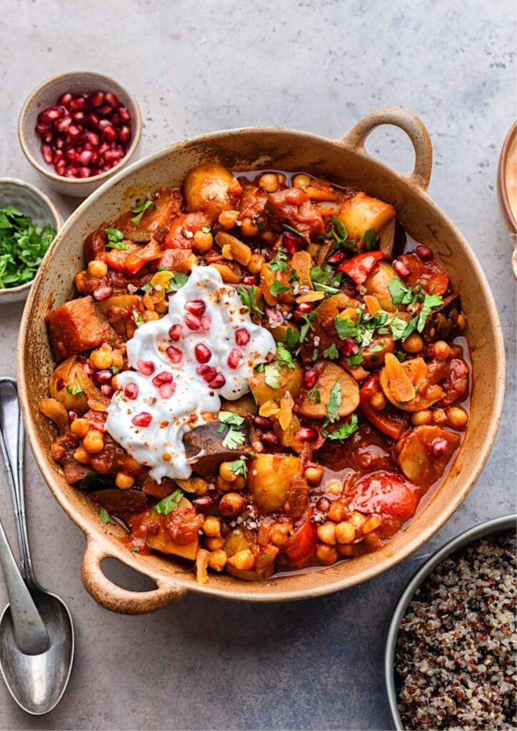 Moroccan Chickpea and Vegetable Stew