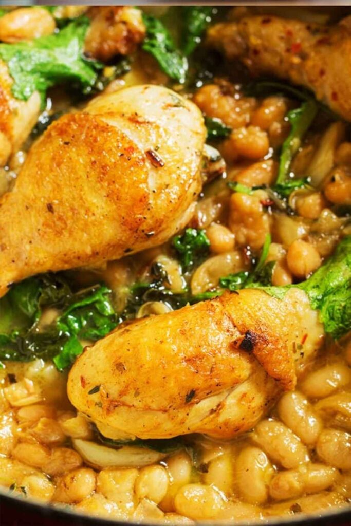 19 Easy Slow Cooker Chicken Recipes That Actually Taste Like You Tried 10 White Bean and Chicken Stew